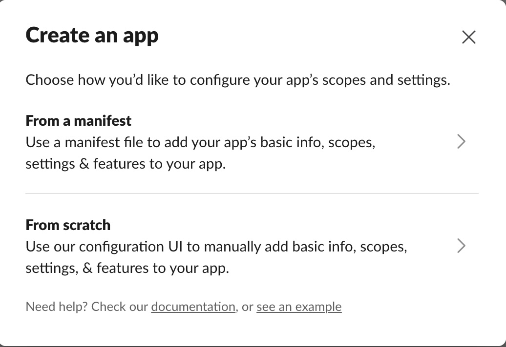 Create App Settings